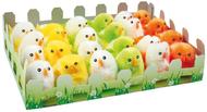 Easter Chicken 3,5 x 5,5 x 4 cm, 24 pcs (3 colours) 