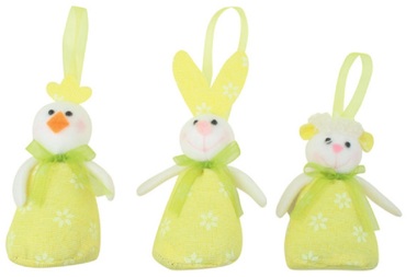 Hanging Sheep, Chicken, Rabbit 6 x 8 x 3 cm