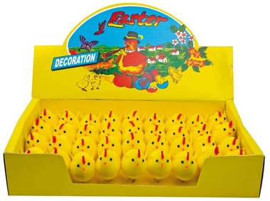Easter Chickens 3 x 5 x 3,5 cm, 36 ks 
