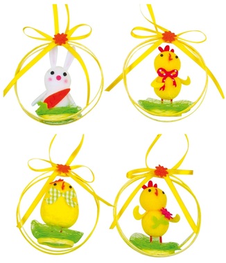 Easter Hanging Decoration 7 x 7 x 3 cm