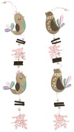 Bird, Wooden Decoration 9 x 63 x 0,5 cm