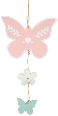 Hanging Wooden Butterfly 14 x 30 x 0,5 cm