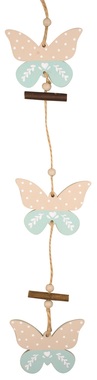Hanging Wooden Butterfly 7 x 40 x 0,5 cm