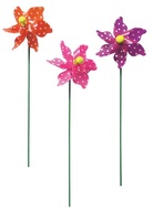 8823 Větrn&iacute;k barevn&yacute; s punt&iacute;ky, 9cm + &scaron;pejle-1
