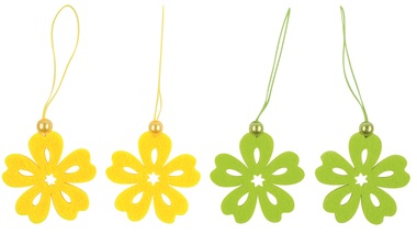 Hanging Flower 5 x 5 x 0,3 cm, 4 pcs Bag