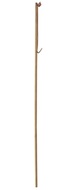 9254 Dřevěn&aacute; tyčka na lampion s kovov&yacute;m h&aacute;čkem 60 cm-1