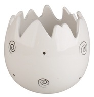 Flower Pot with Dots from Ceramic 12,5 x 11 x 12,5 cm 