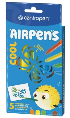 AIR PENS for paper, 5 pcs,vivid colours 