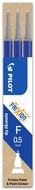 993015 N&aacute;plň PILOT Frixion Point clicker 0,5 mm, 3 ks - modr&aacute; 2059-003-1