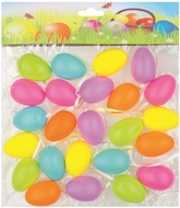 9989 Vaj&iacute;čka plastov&aacute; na zavě&scaron;en&iacute; 4 cm, 24 ks v s&aacute;čku, mix barev pastel-2