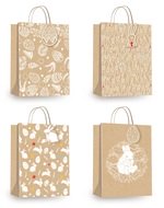 Easter Bag with Plastic Effect M 18 x 23 x 10 cm
