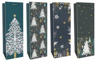 12572 Ta&scaron;ka na lahev zimn&iacute; se zlatou ražbou 12 x 36 x 9 cm-1