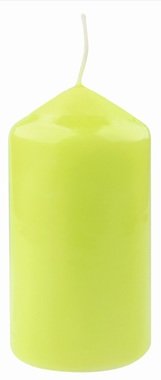 Candle GREEN 6 x 11 cm, 32 hours, Cylinder Shape