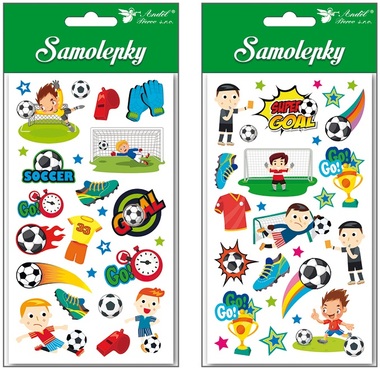 Stickers - Football 9 x16 cm