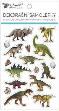 Stickers Plastic - Dino 10.5 x 19 cm