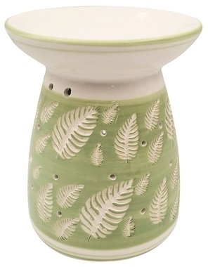 Ceramic Aroma Lamp 111 x 13,5 cm w/Leaves 