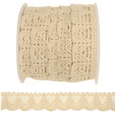 Decoration Lace String, 1,5 x 2 m, Beige