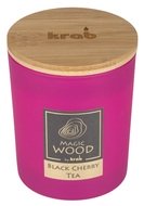 20021 Sv&iacute;čka MAGIC WOOD s dřevěn&yacute;m knotem - BLACK CHERRY TEA 300g -1