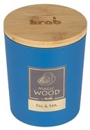 20022 Sv&iacute;čka MAGIC WOOD s dřevěn&yacute;m knotem - FIG & SPA 300g -1