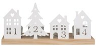 23024 Adventn&iacute; sv&iacute;cen s kovov&yacute;mi dekoracemi a č&iacute;sly b&iacute;l&yacute; 28 x 7 x 13 cm-1