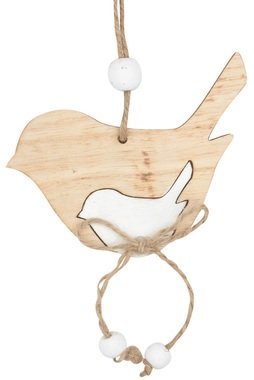 Hanging Wooden Bird 10 x 7 x 0,5 cm