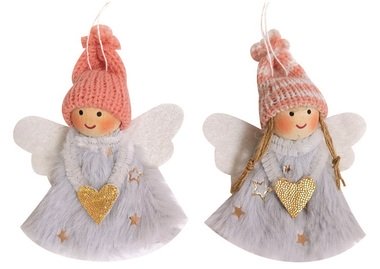Angel grey for hanging 9.5 cm