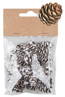 Dekoratív fenyőtobozok o 1,5 x 2,5 cm, 24 db zacskóban