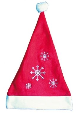 Santa Hat Red w/Snowflakes 40 x 30 x 1 cm