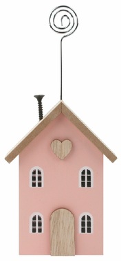 Faházikó tartóval, rózsaszín, 8 x 17 x 3 cm, azonnal felállítható