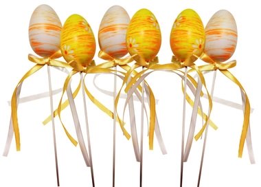 Plastic Egg on Stick 6 cm + Stick
