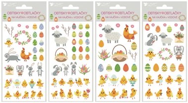 Water-transfer pictures for Eggs 19 x 9 cm