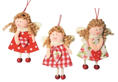 Hanging Fabric Angel Doll 5 x 7 x 3 cm