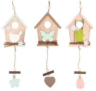 Hanging Wooden Birdhouse 9,5 x 27 x 1 cm