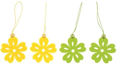 Hanging Flower 5 x 5 x 0,3 cm, 4 pcs Bag
